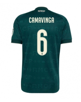 Billige Fotballdrakt Real Madrid Eduardo Camavinga #6 Replika Bortedrakt 2026-27 Kortermet Billige Fotballdrakt Real Madrid Eduardo Camavinga #6 Replika Bortedrakt 2026-27 Kortermet